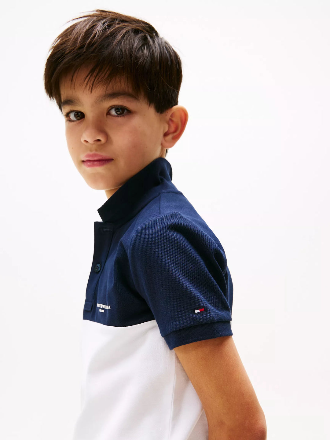 Tommy Hilfiger Kids' Mini Logo Colorblock Polo