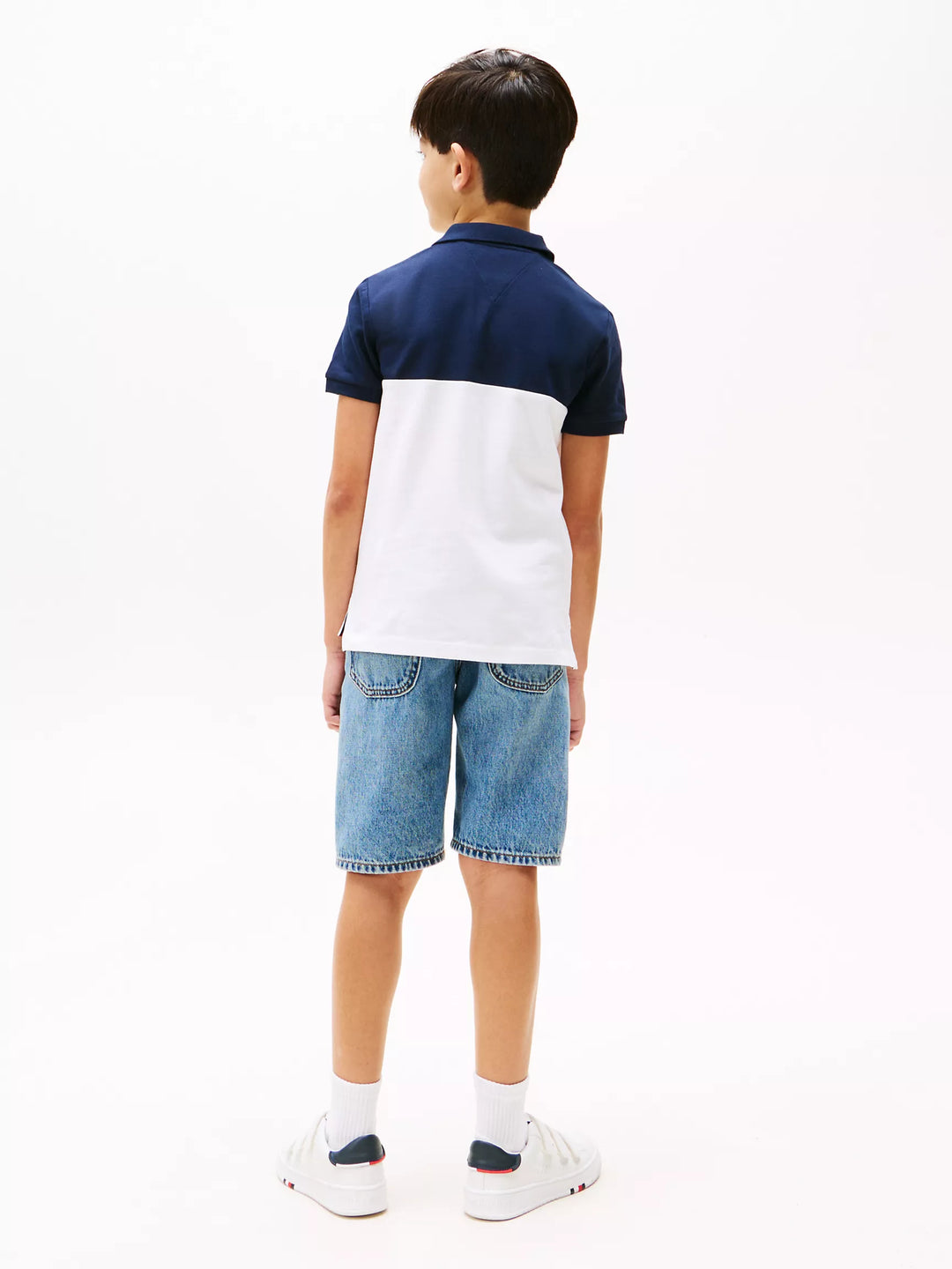 Tommy Hilfiger Kids' Mini Logo Colorblock Polo