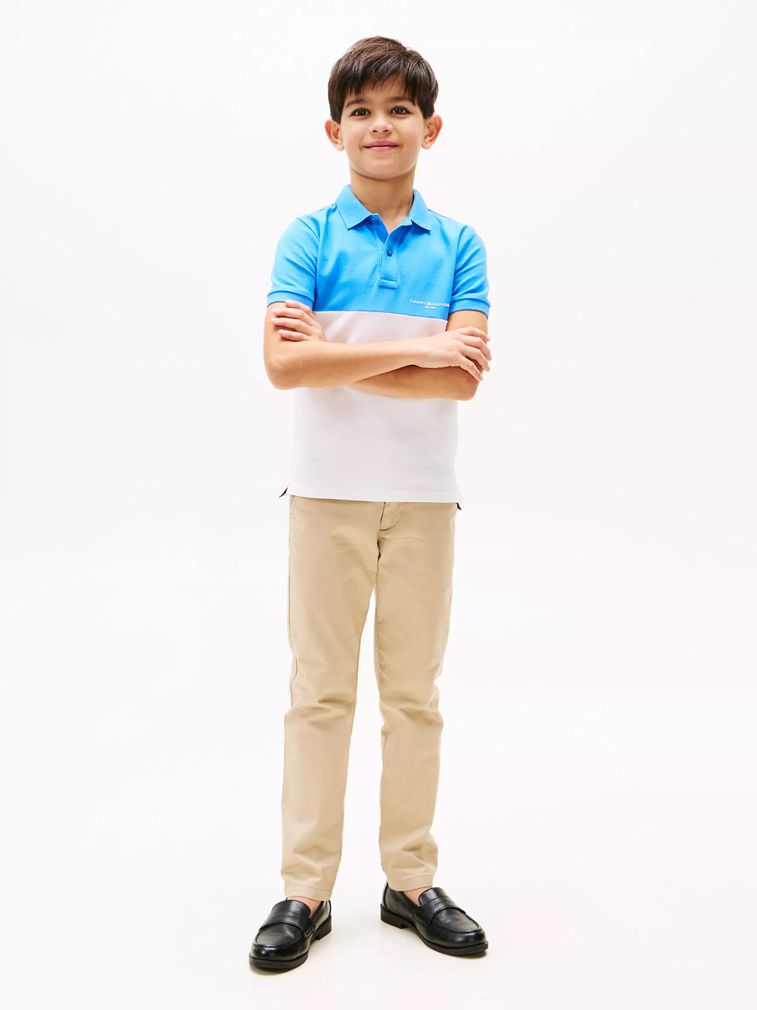 Tommy Hilfiger Kids' Mini Logo Colorblock Polo