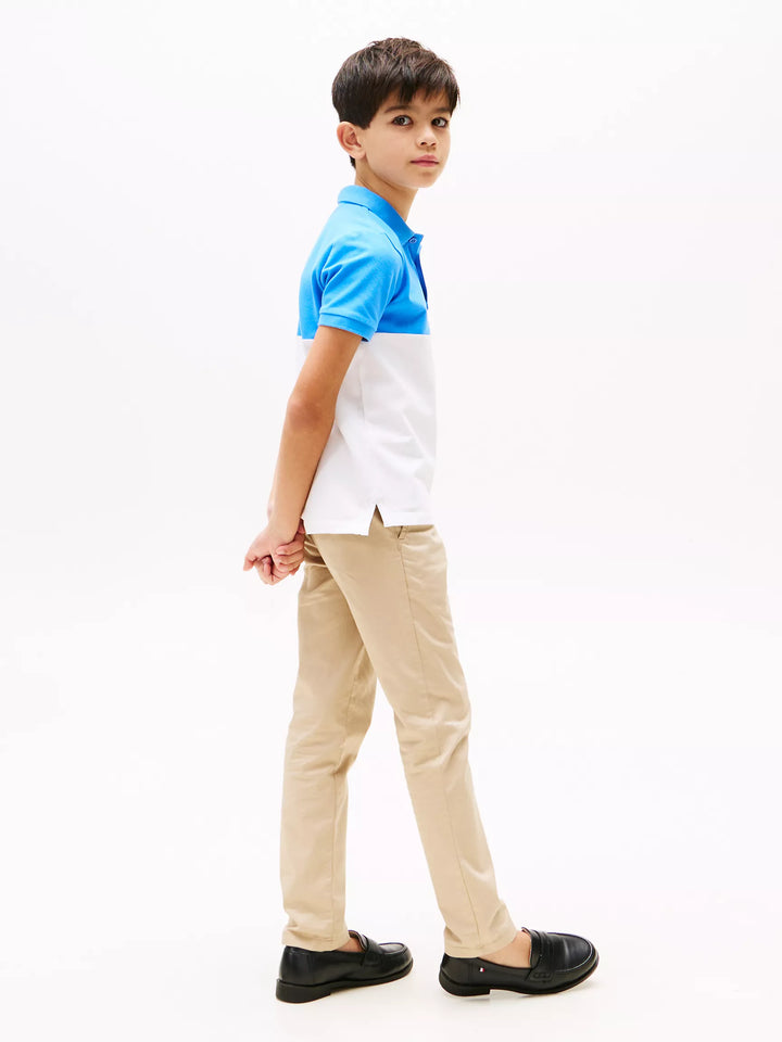 Tommy Hilfiger Kids' Mini Logo Colorblock Polo
