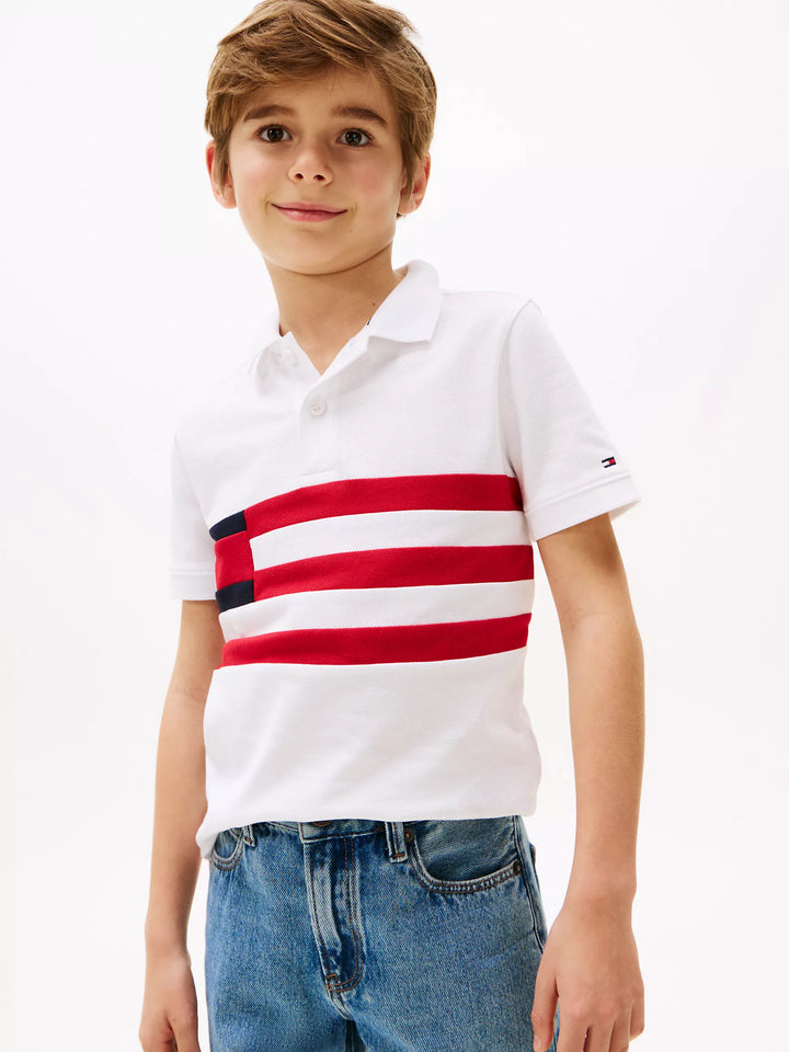 Tommy Hilfiger Kids' Colorblock Flag Polo