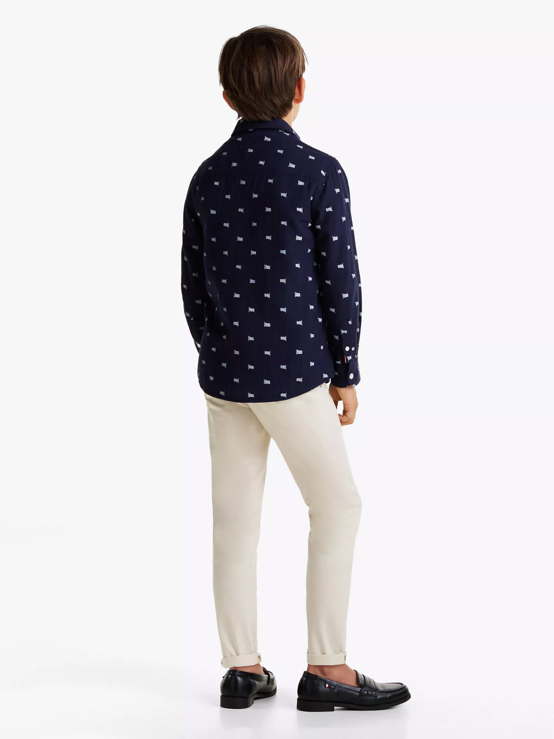 Tommy Hilfiger Kids' Flag Double Cloth Shirt