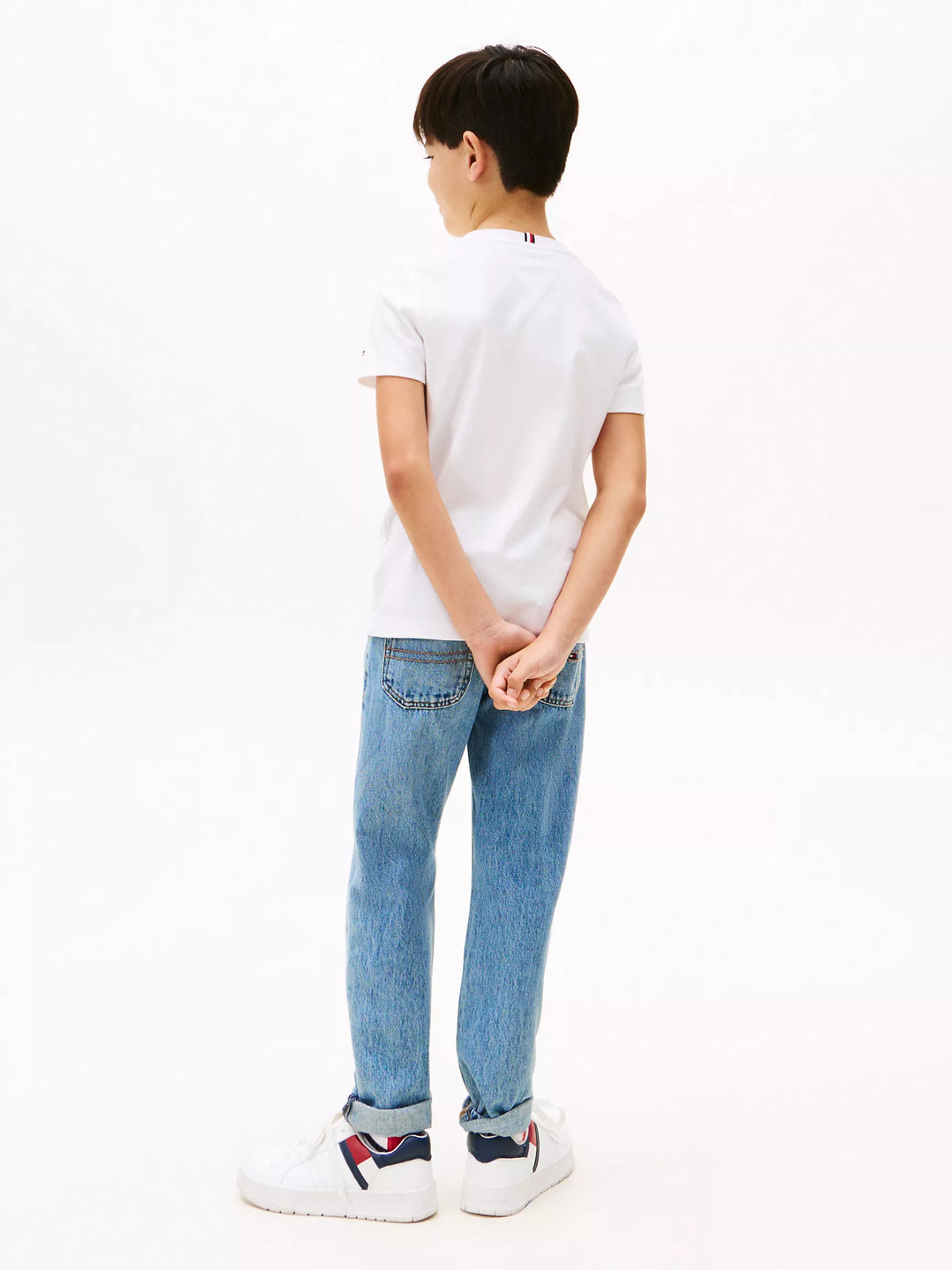 Tommy Hilfiger Kids' Embroidered Crest Logo T-Shirt