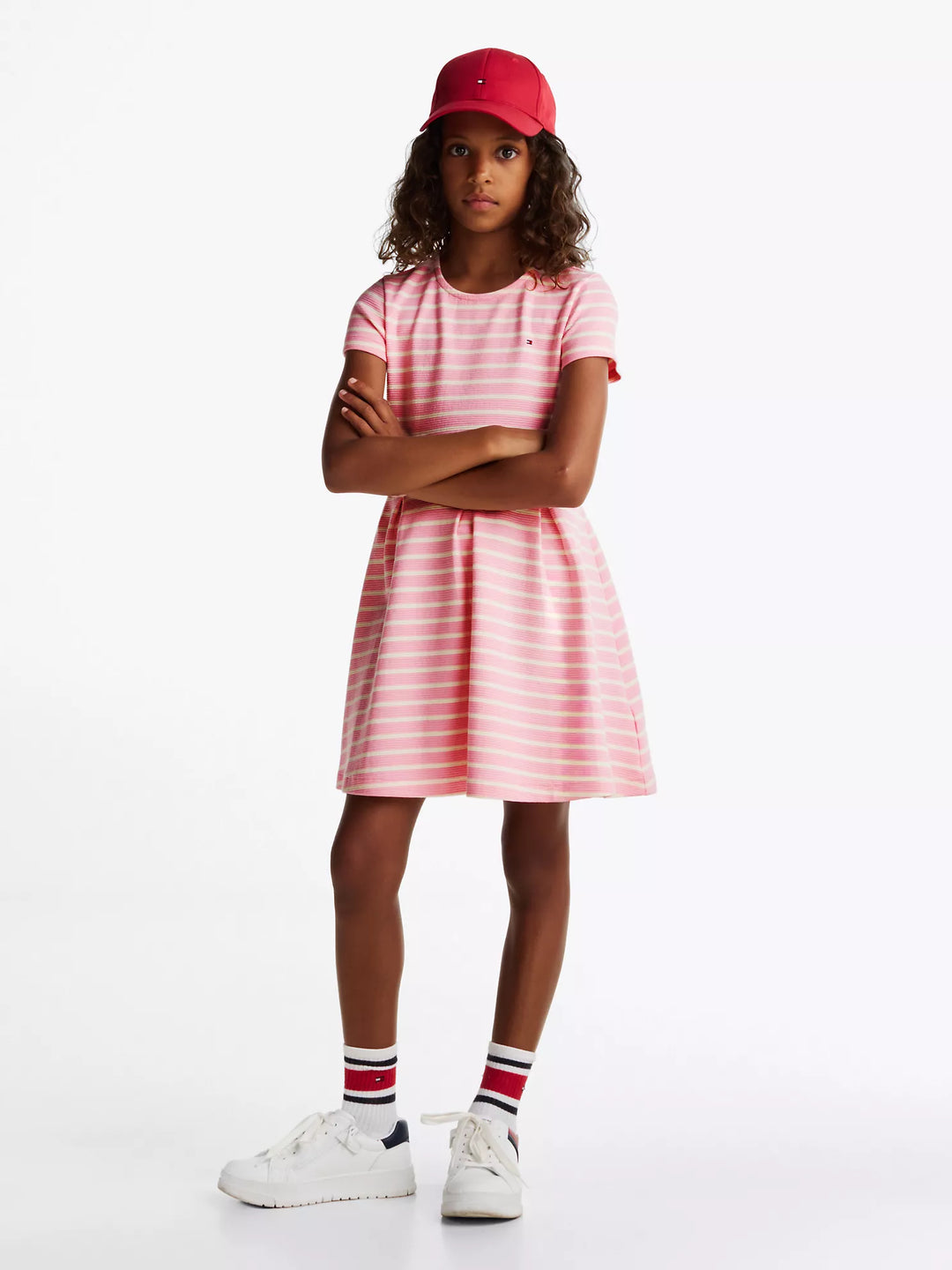 Tommy Hilfiger Kids' Short-Sleeve Skater Dress