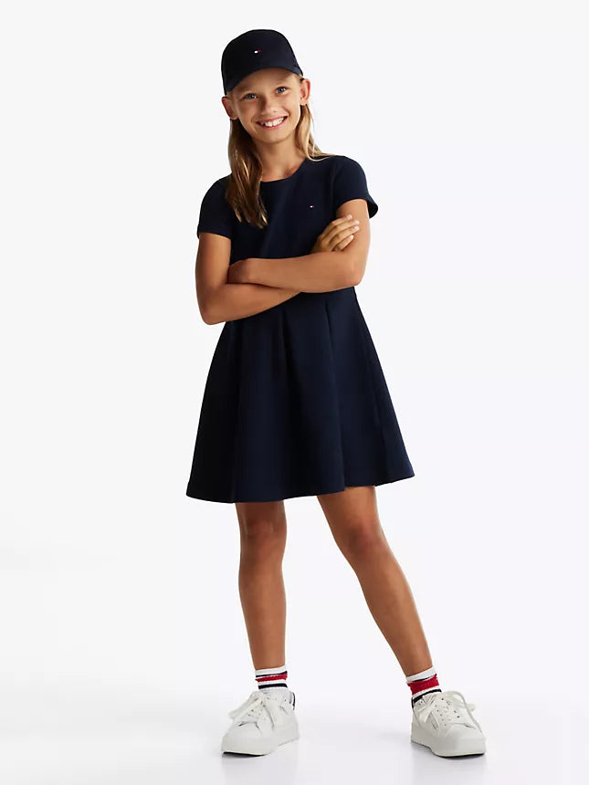 Tommy Hilfiger Kids' Short-Sleeve Skater Dress