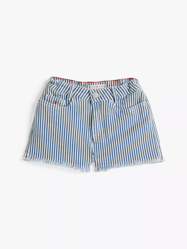 Tommy Hilfiger Kids' Stripe Denim Short