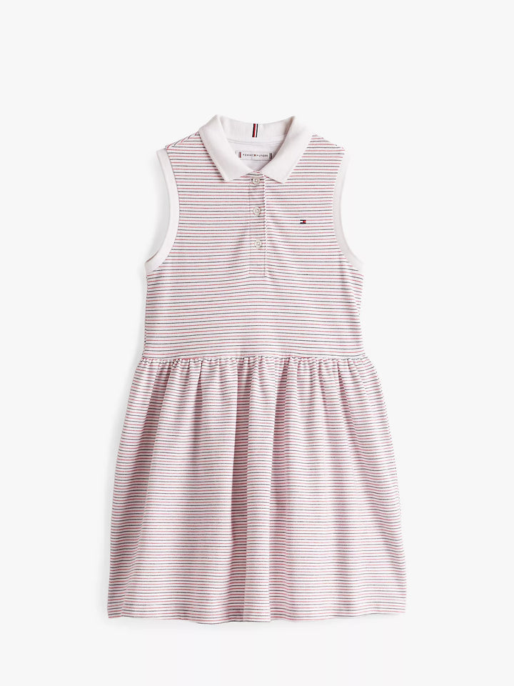 Tommy Hilfiger Kids' Sleeveless Stretch Polo Dress