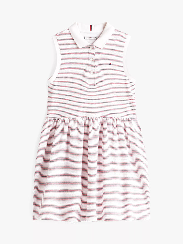 Tommy Hilfiger Kids' Sleeveless Stretch Polo Dress