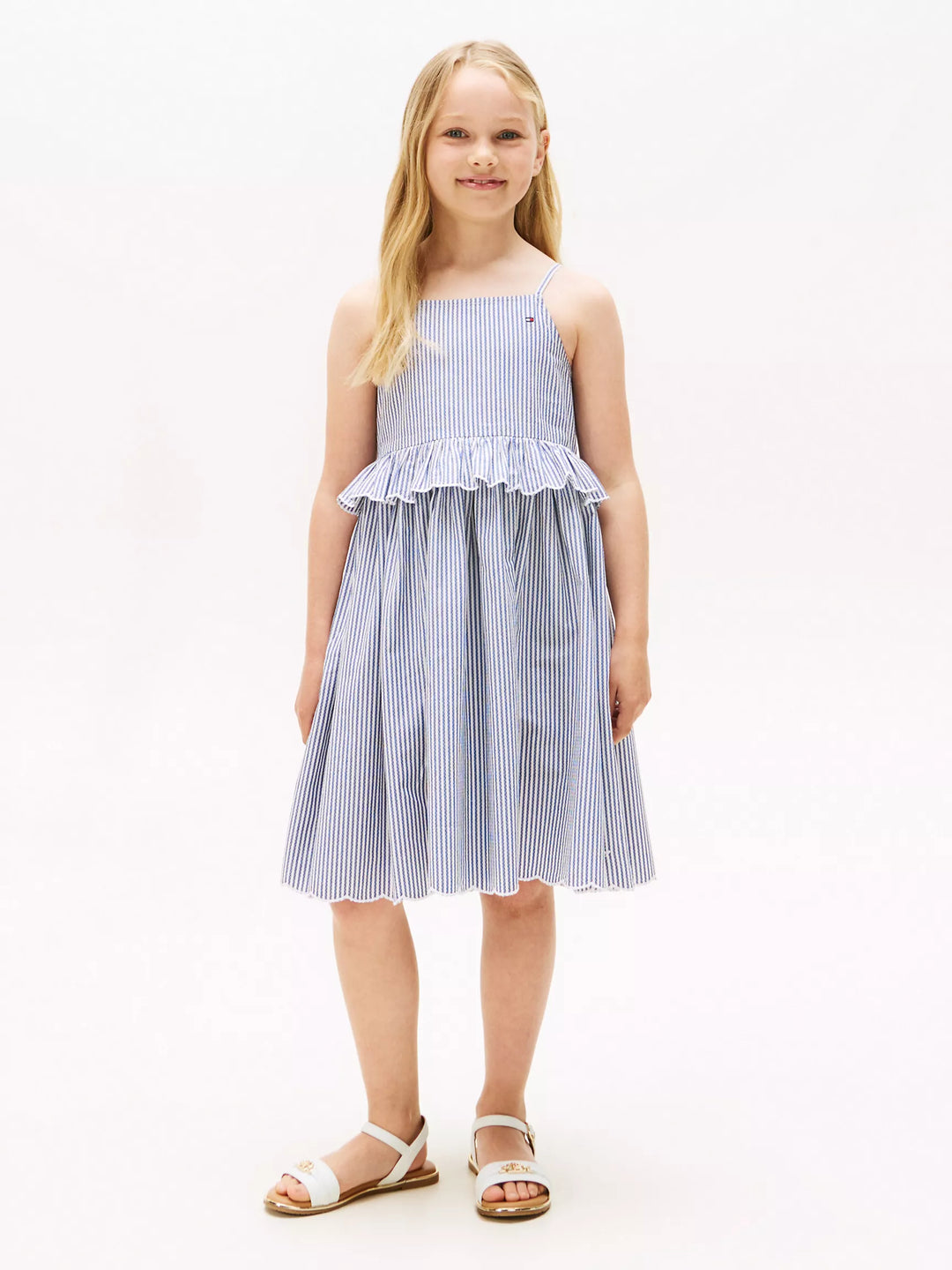 Tommy Hilfiger Kids' Stripe Sleeveless Dress