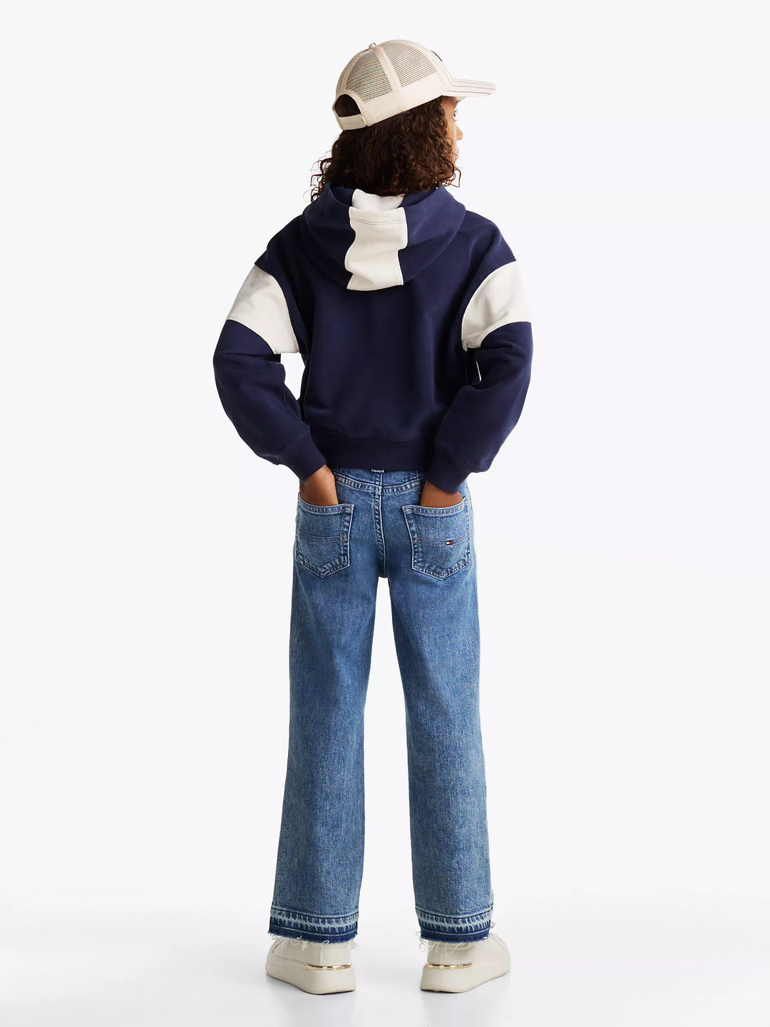 Tommy Hilfiger Kids' Varsity Colorblock Logo Hoodie