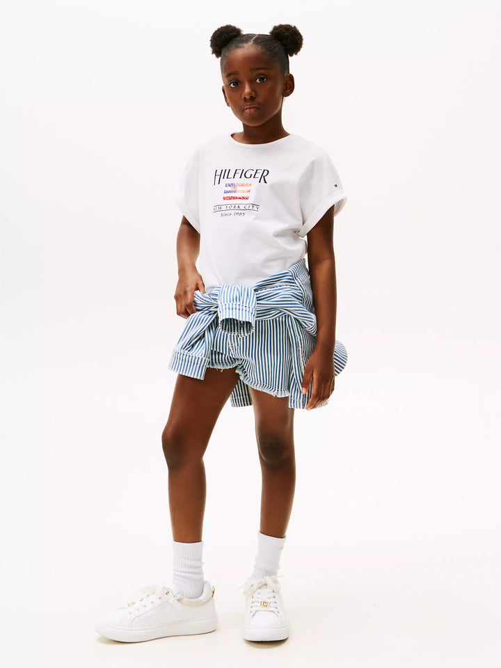 Tommy Hilfiger Kids' Hilfiger Sequin Flag T-Shirt