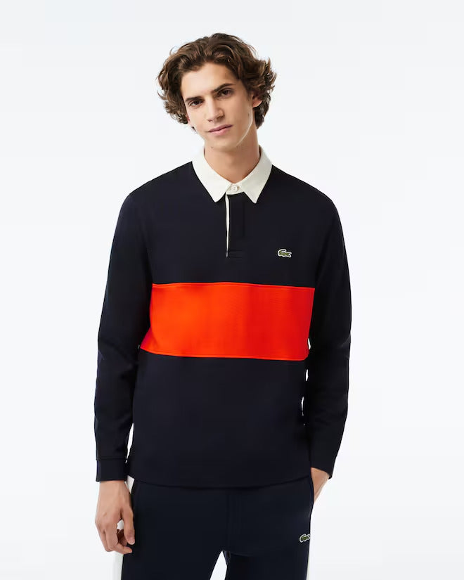 Lacoste Men's Relaxed Fit Cotton Rugby Shirt