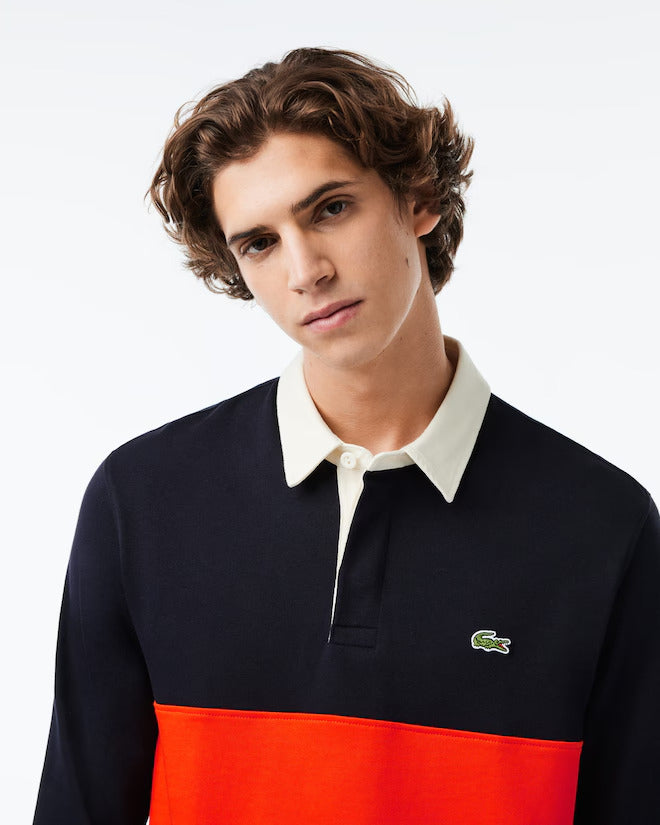 Lacoste Men's Relaxed Fit Cotton Rugby Shirt