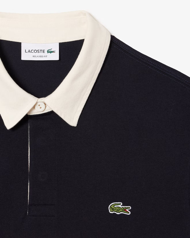 Lacoste Men's Relaxed Fit Cotton Rugby Shirt