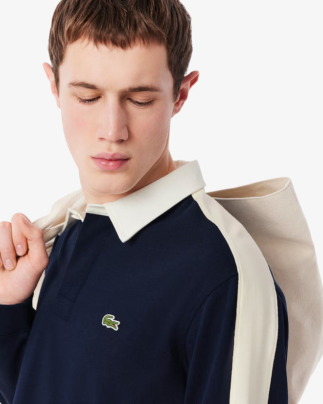 Lacoste Men's Colorblock Rugby Polo