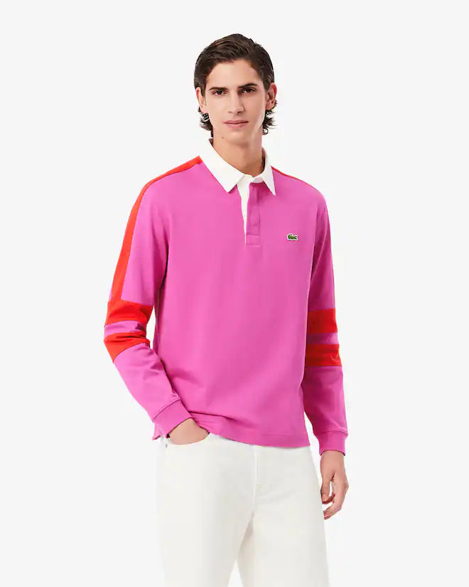 Lacoste Men's Colorblock Rugby Polo