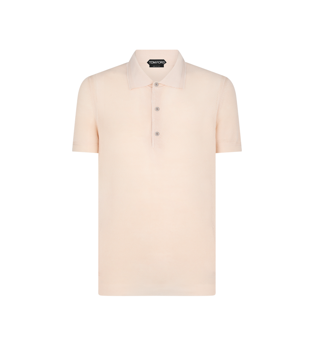 TOM FORD SILK COTTON MESH POLO