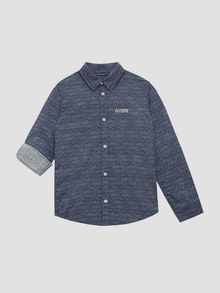 Guess Printed Poplin Shirt (7-16)
