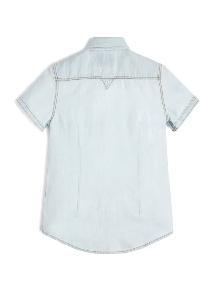 Guess Eco Woven Linen-Blend Shirt (7-16)
