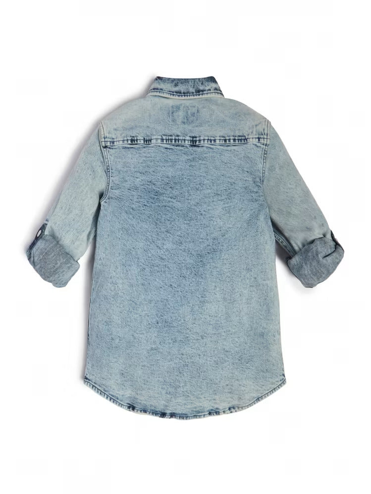 Guess Stretch Denim Shirt (7-18)