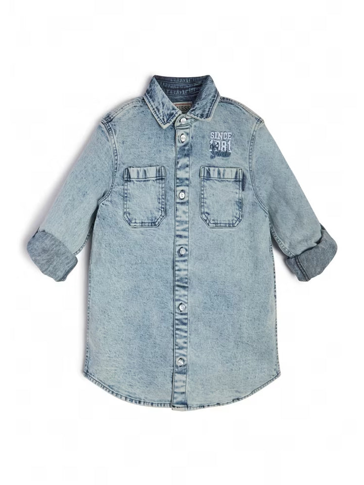 Guess Stretch Denim Shirt (7-18)