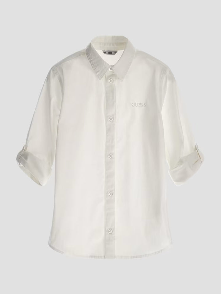 Guess Eco Woven Poplin Shirt (7-16)