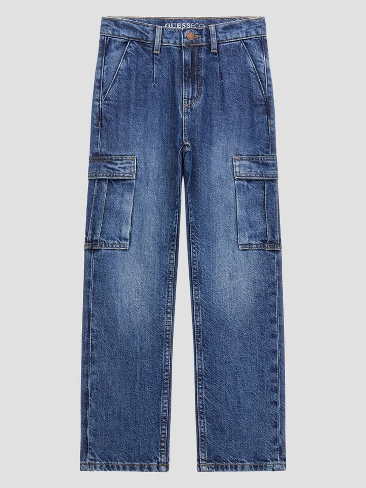 Guess Eco Denim Cargo Pants (7-18)