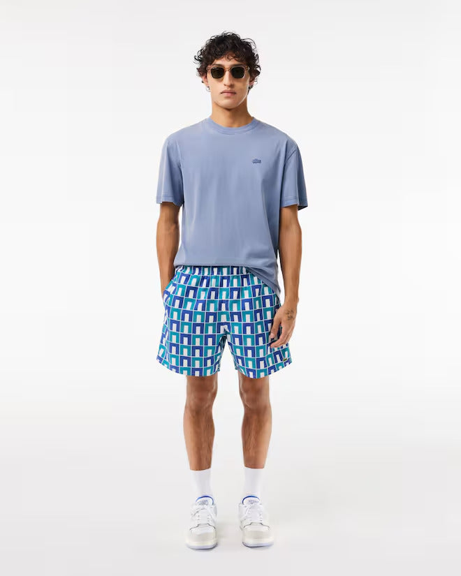 Lacoste Men's L.12.12 Trim Rectangle Glasses