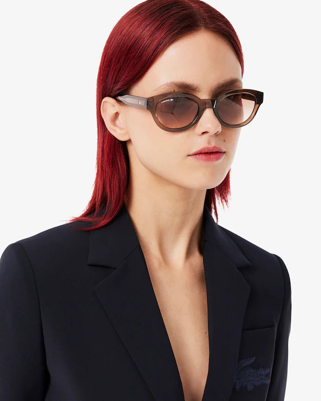 Lacoste Women's L.12.12 Trim Oval Glasses