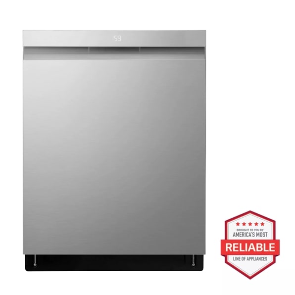 LG LDPH5554S Smart Top-Control Dishwasher with 1-Hour Wash & Dry, QuadWash® Pro, and Dynamic Heat Dry™