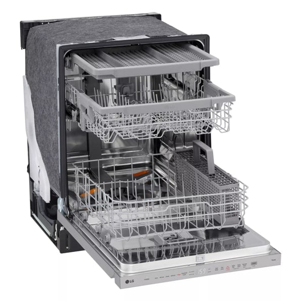 LG LDPH5554S Smart Top-Control Dishwasher with 1-Hour Wash & Dry, QuadWash® Pro, and Dynamic Heat Dry™