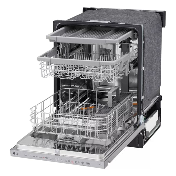 LG LDPH5554S Smart Top-Control Dishwasher with 1-Hour Wash & Dry, QuadWash® Pro, and Dynamic Heat Dry™