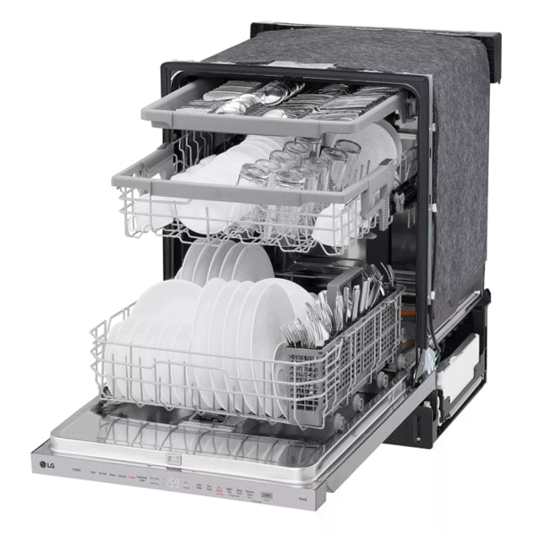 LG LDPH5554S Smart Top-Control Dishwasher with 1-Hour Wash & Dry, QuadWash® Pro, and Dynamic Heat Dry™