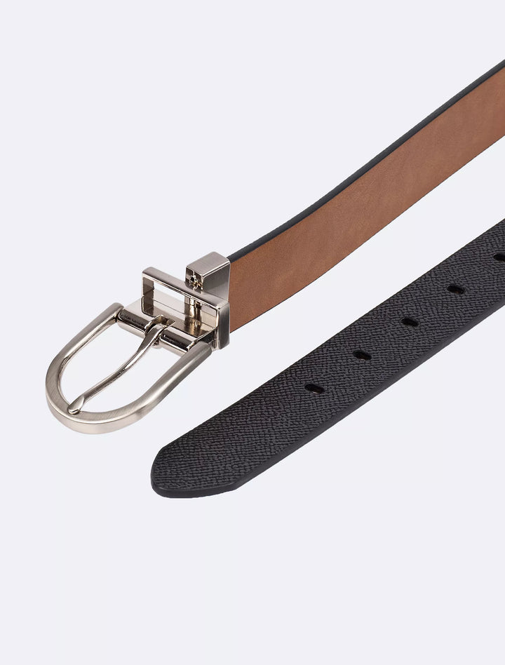 Calvin Klein Reversible Round Buckle Belt