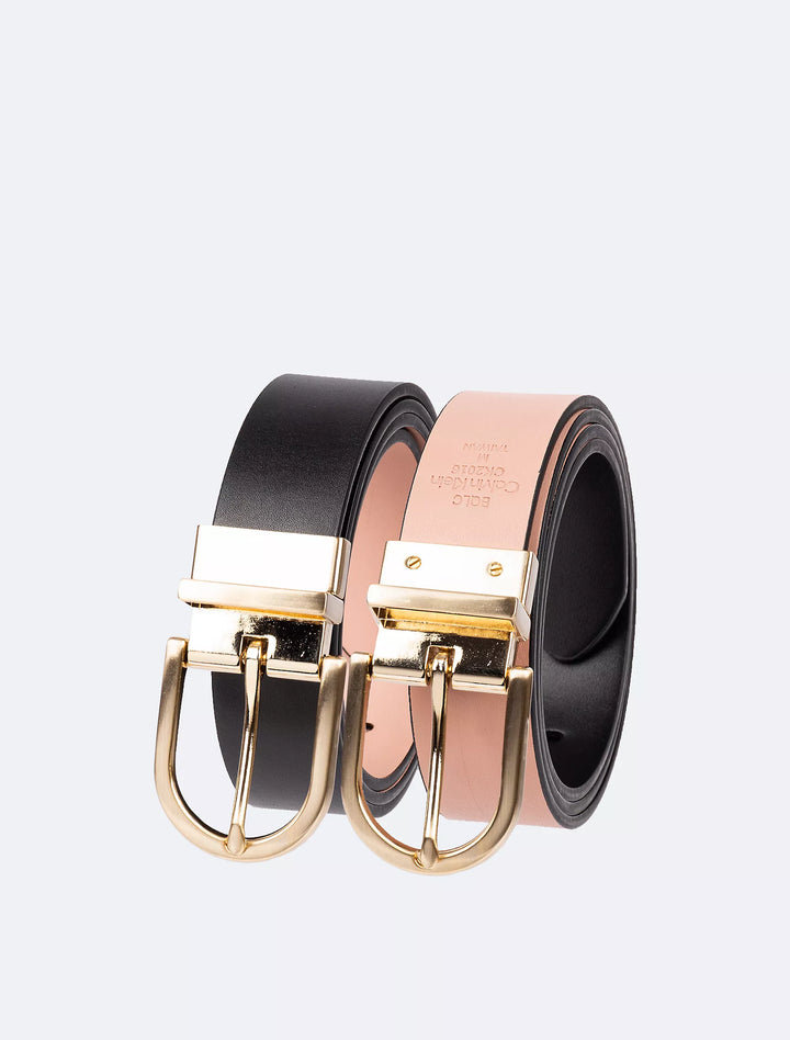 Calvin Klein Reversible Round Buckle Belt