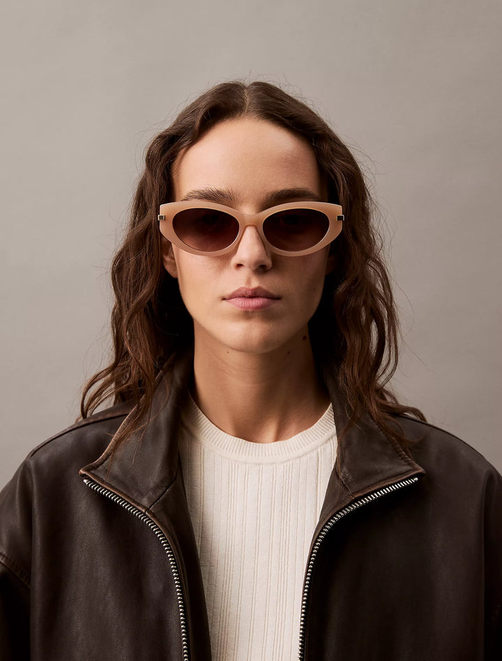 Calvin Klein Acetate Cat Eye Sunglasses