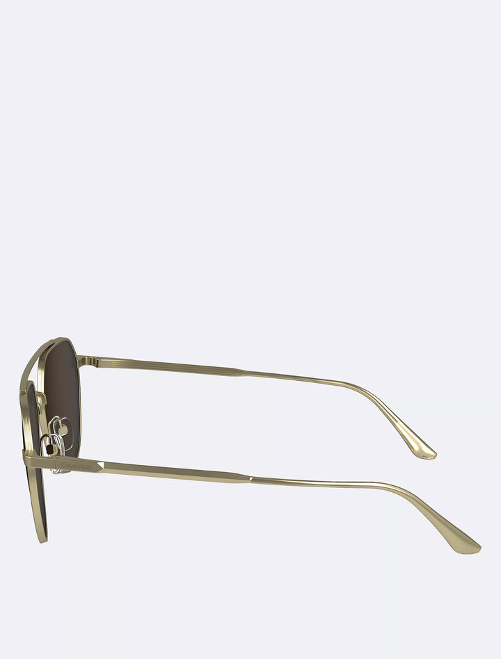 Calvin Klein Metal Aviator Sunglasses