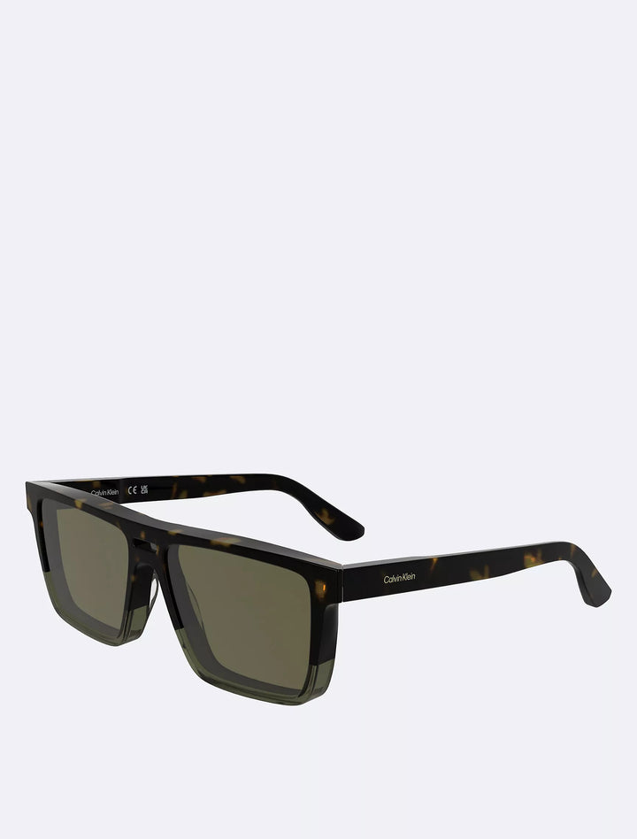 Calvin Klein Acetate Modified Square Sunglasses