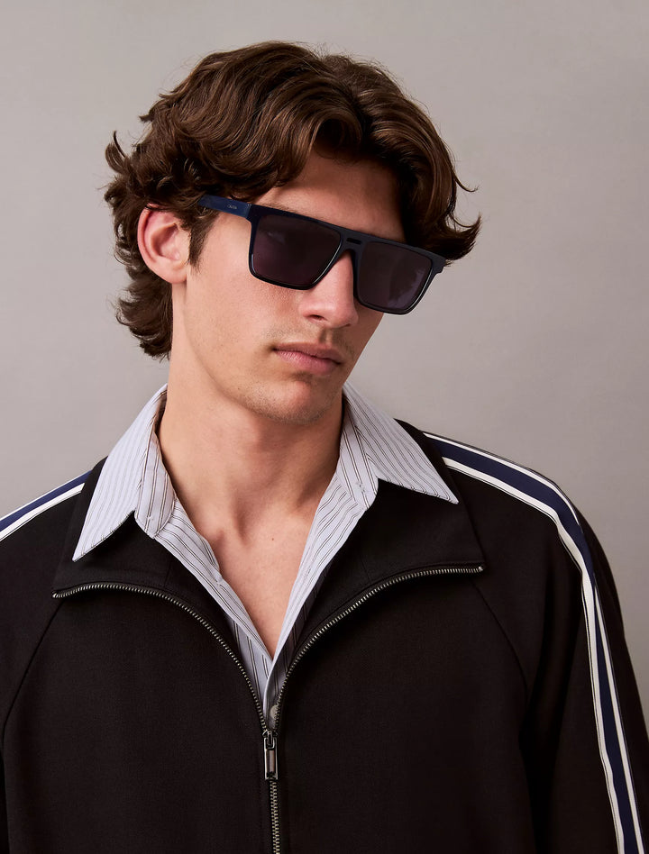 Calvin Klein Acetate Modified Square Sunglasses