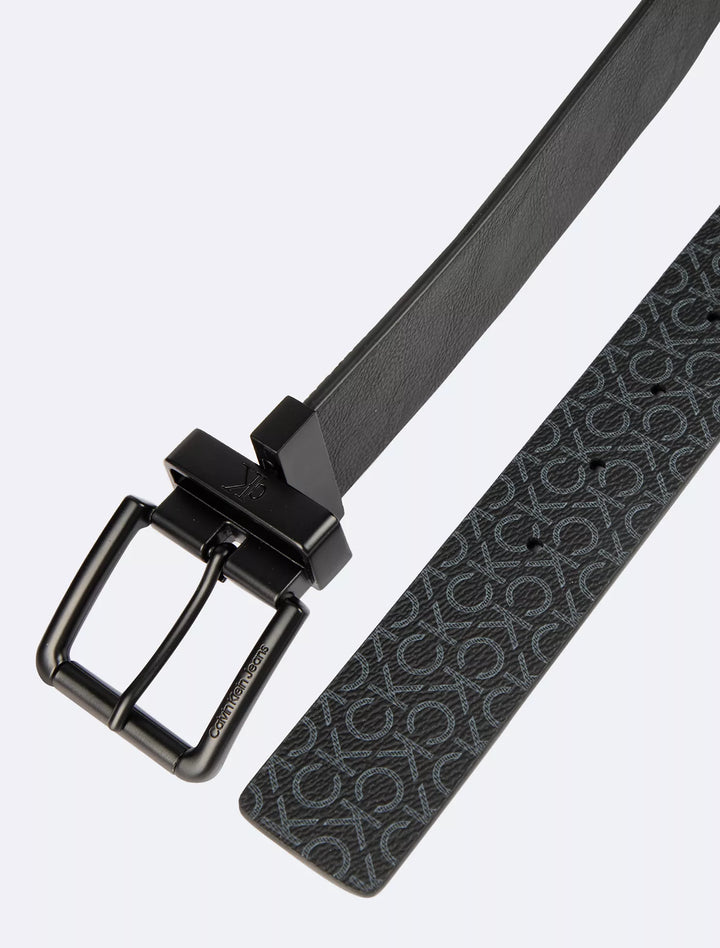 Calvin Klein Solid Square Buckle Belt