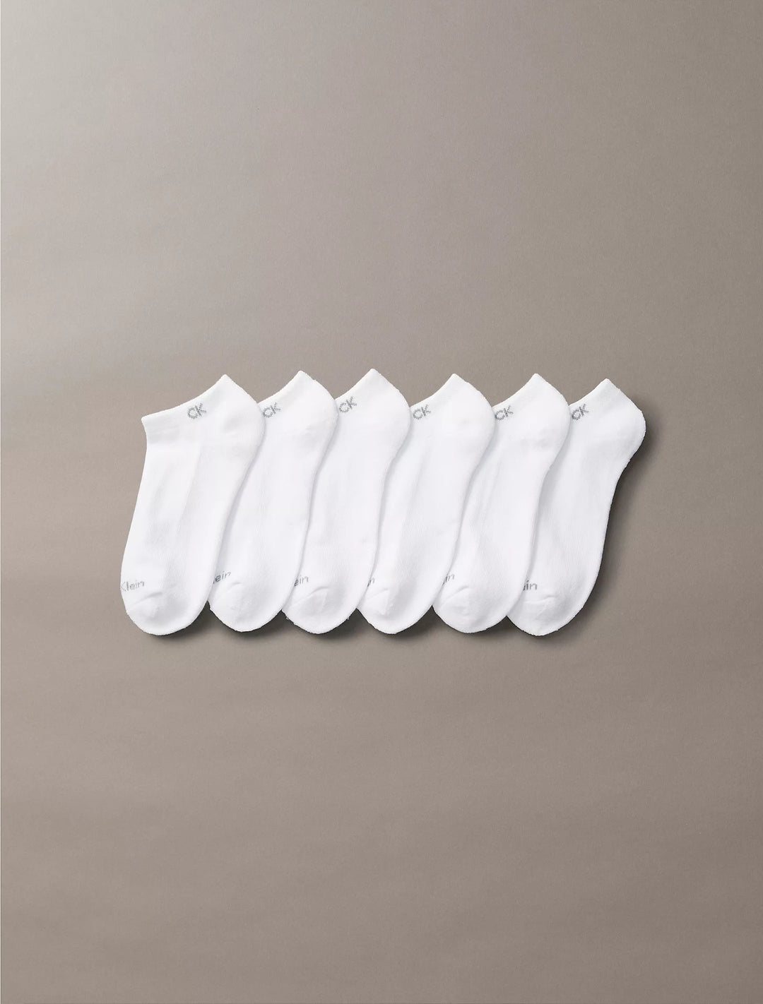 Calvin Klein Basic Cushion No Show 6-Pack Socks