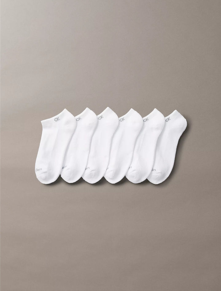 Calvin Klein Basic Cushion No Show 6-Pack Socks