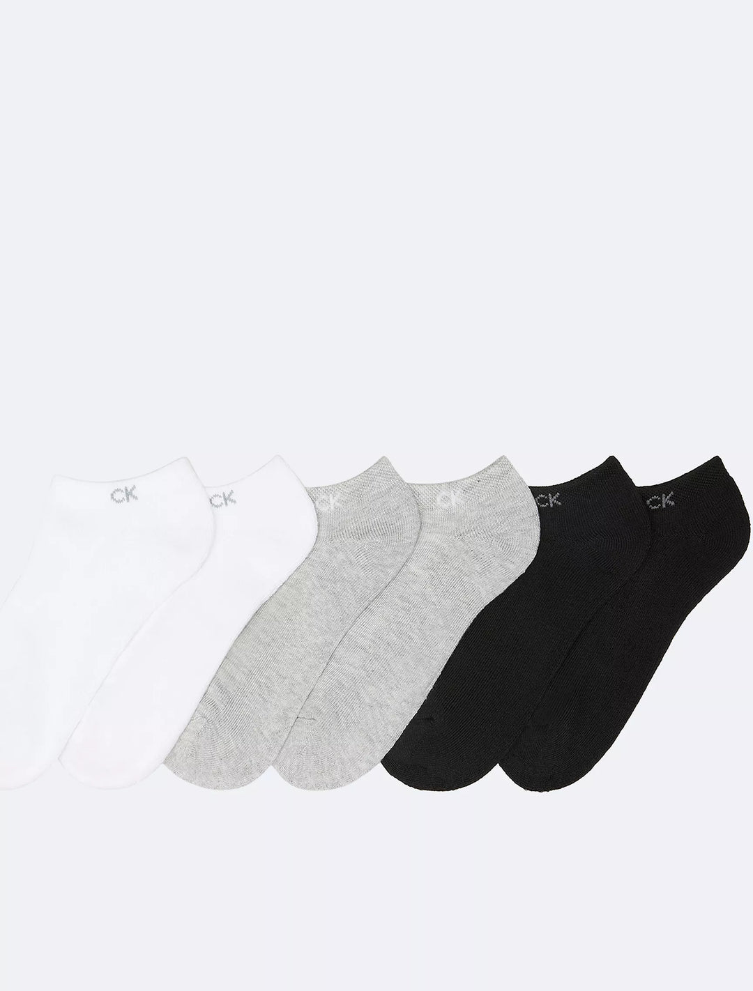 Calvin Klein Basic Cushion No Show 6-Pack Socks