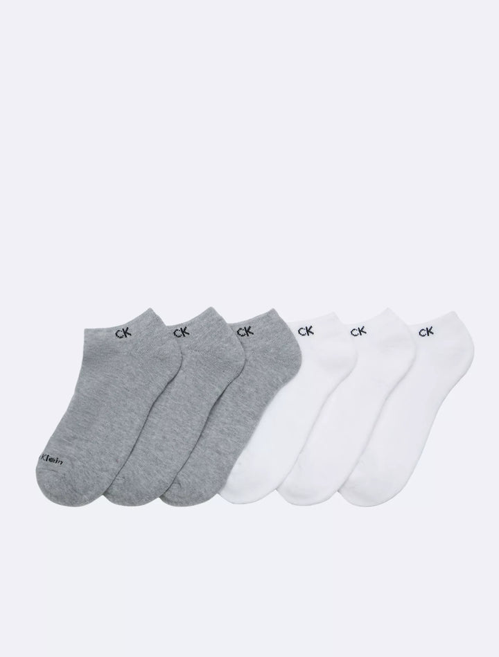 Calvin Klein Cushion 6-Pack No Show Socks