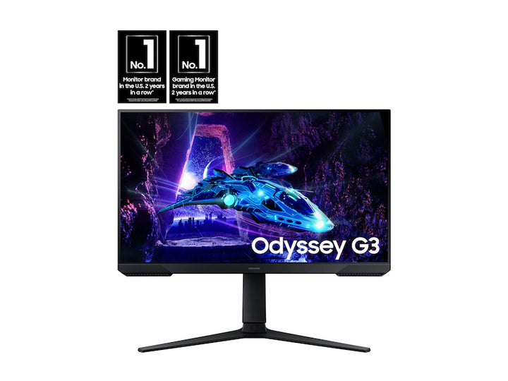 Samsung 27" Odyssey G3 (G30D) FHD 180Hz 1ms Gaming Monitor with Ergonomic Stand