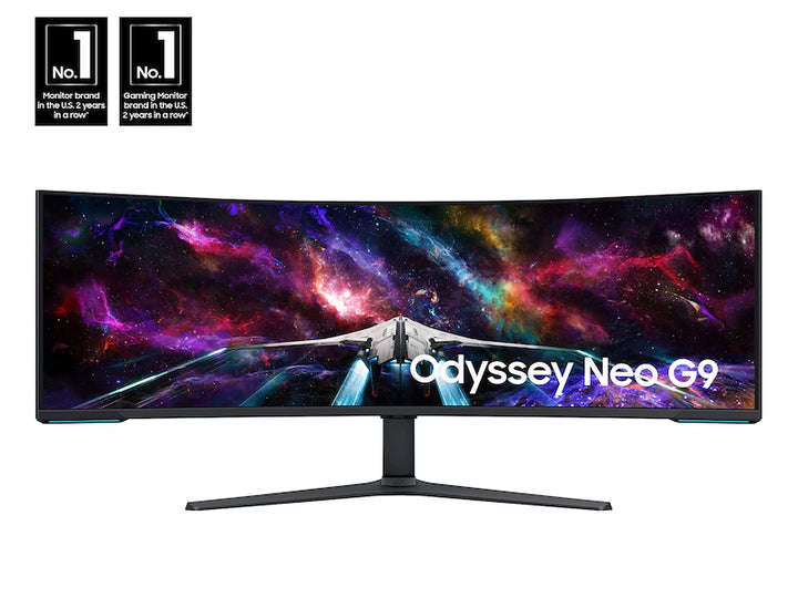 Samsung 57" Odyssey Neo G9 Dual 4K UHD Quantum Mini-LED 240Hz 1ms(GtG) HDR 1000 Curved Gaming Monitor