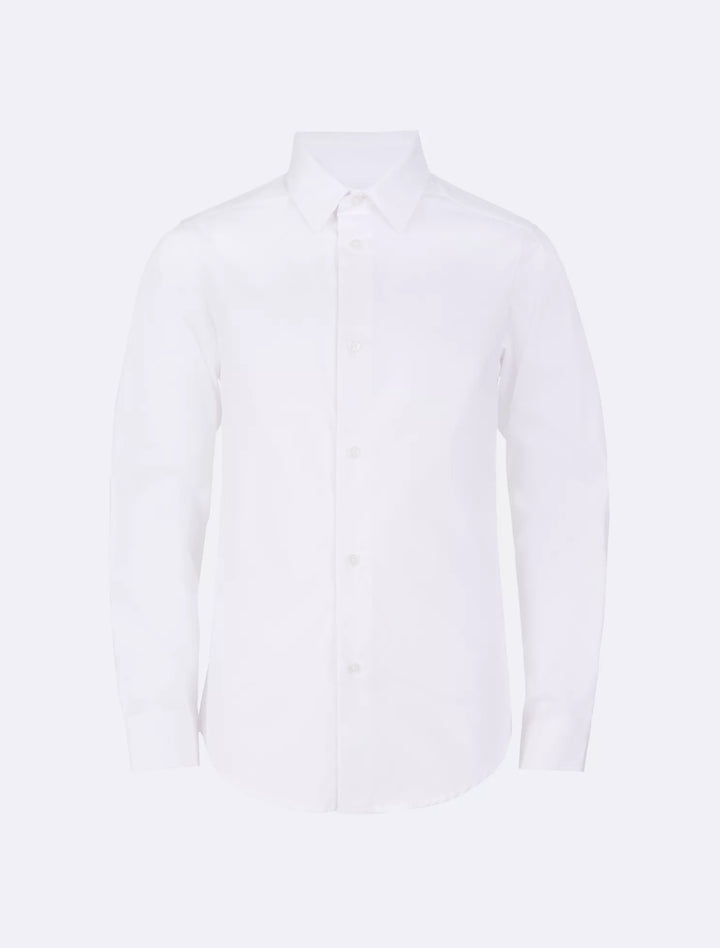 Calvin Klein Boys Poplin Button-Down Shirt