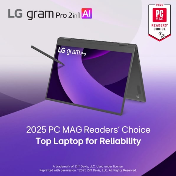 LG 16T90TP-K.AAB4U1 LG gram Pro 2-in-1 16", Thin and Lightweight Laptop, Windows 11 Home, Intel® Evo Edition - Intel® Core™ Ultra 7, 16GB RAM, 1TB SSD, Black