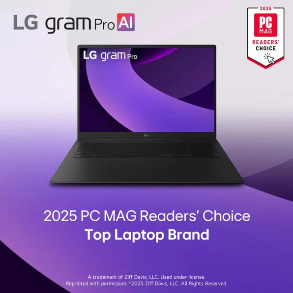 LG 16Z90TP-K.ADL6U1 LG gram Pro 16", Thin and Lightweight Laptop, Windows 11 Home, Intel® Evo™ Edition - Intel® Core™ Ultra 7, 32GB RAM, 1TB SSD, Metal Blue