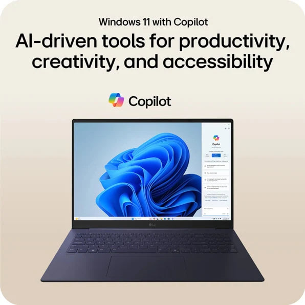 LG 16Z90TP-K.ADL6U1 LG gram Pro 16", Thin and Lightweight Laptop, Windows 11 Home, Intel® Evo™ Edition - Intel® Core™ Ultra 7, 32GB RAM, 1TB SSD, Metal Blue